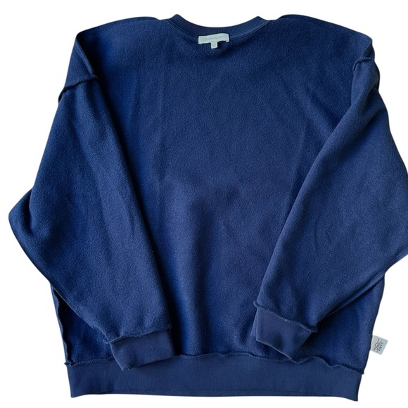 Favorite Daughter Sister Navy Blue Heart Crew Neck Pullover Sweatshirt Extra XL - Picture 5 of 15